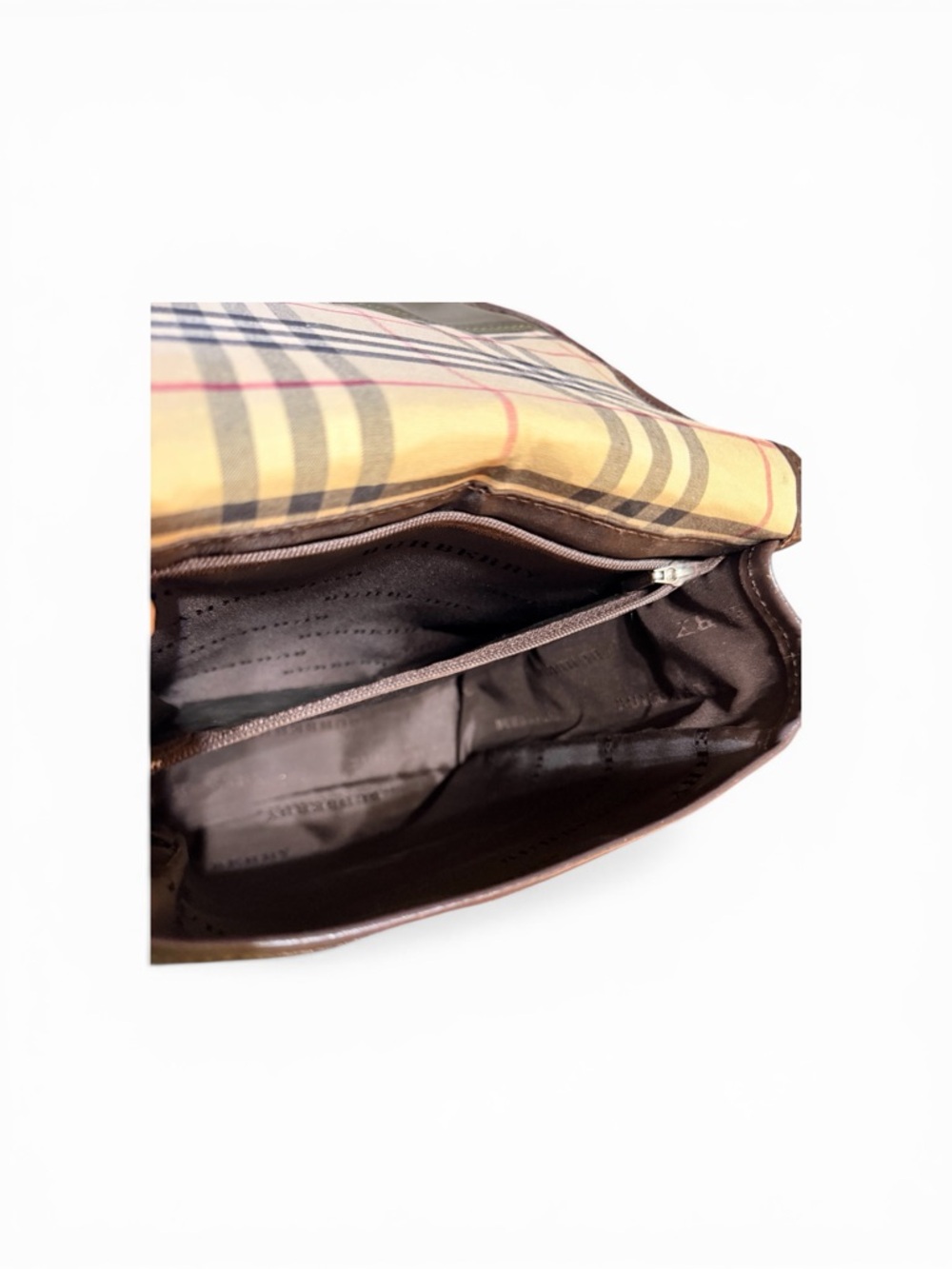 Burberry Olive Messenger Crossbody Bag - Picture 3 of 12